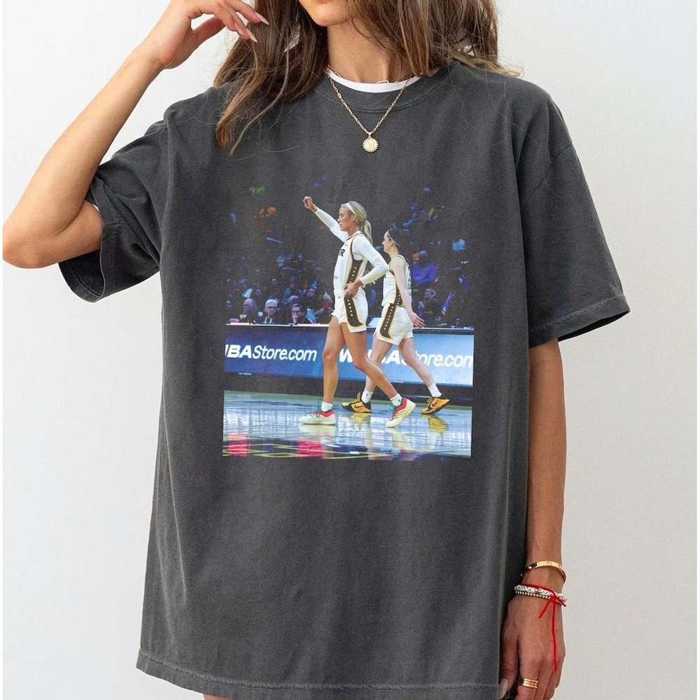 Caitlin Clark X Sophie Cunningham Indiana Fever Basketball Shirt